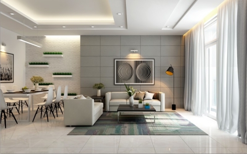 Thiết kế nội thất căn hộ Dragon Hill - Nội Thất Đông Sài Gòn